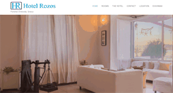 Desktop Screenshot of hotelrozos.com