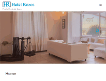 Tablet Screenshot of hotelrozos.com